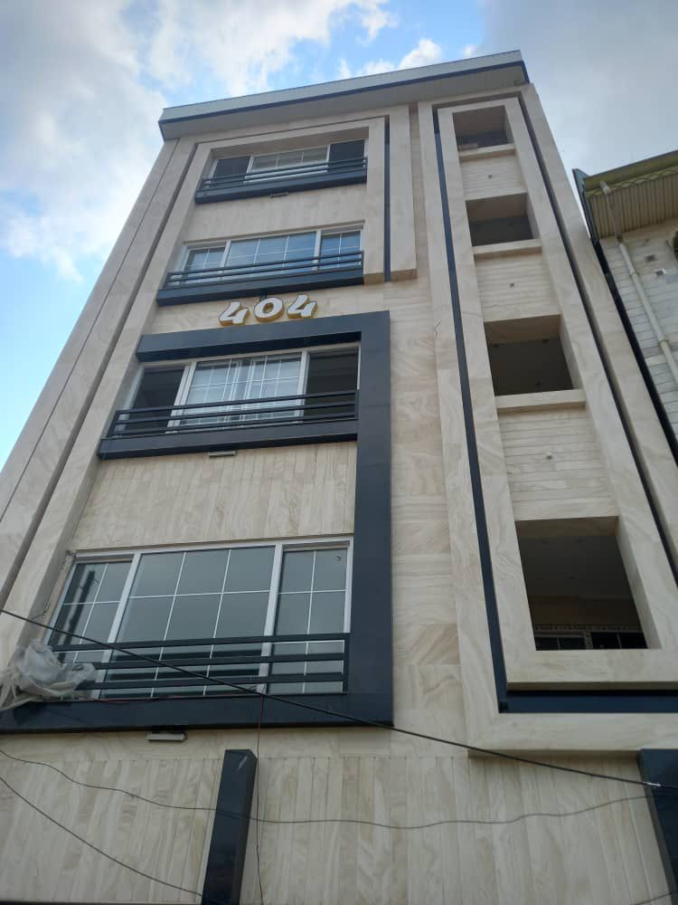 طراحی نمای سنگی و سنگ کاری ساختمان تمرین در رشت